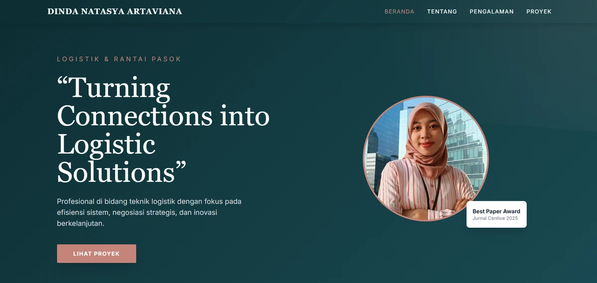 Dinda - Portfolio Website